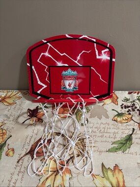 Liverpool Red Mini Basketball Backboard with Crest